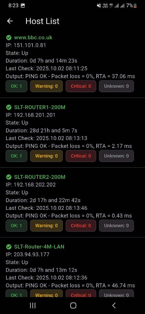 Itheon mobile app host list